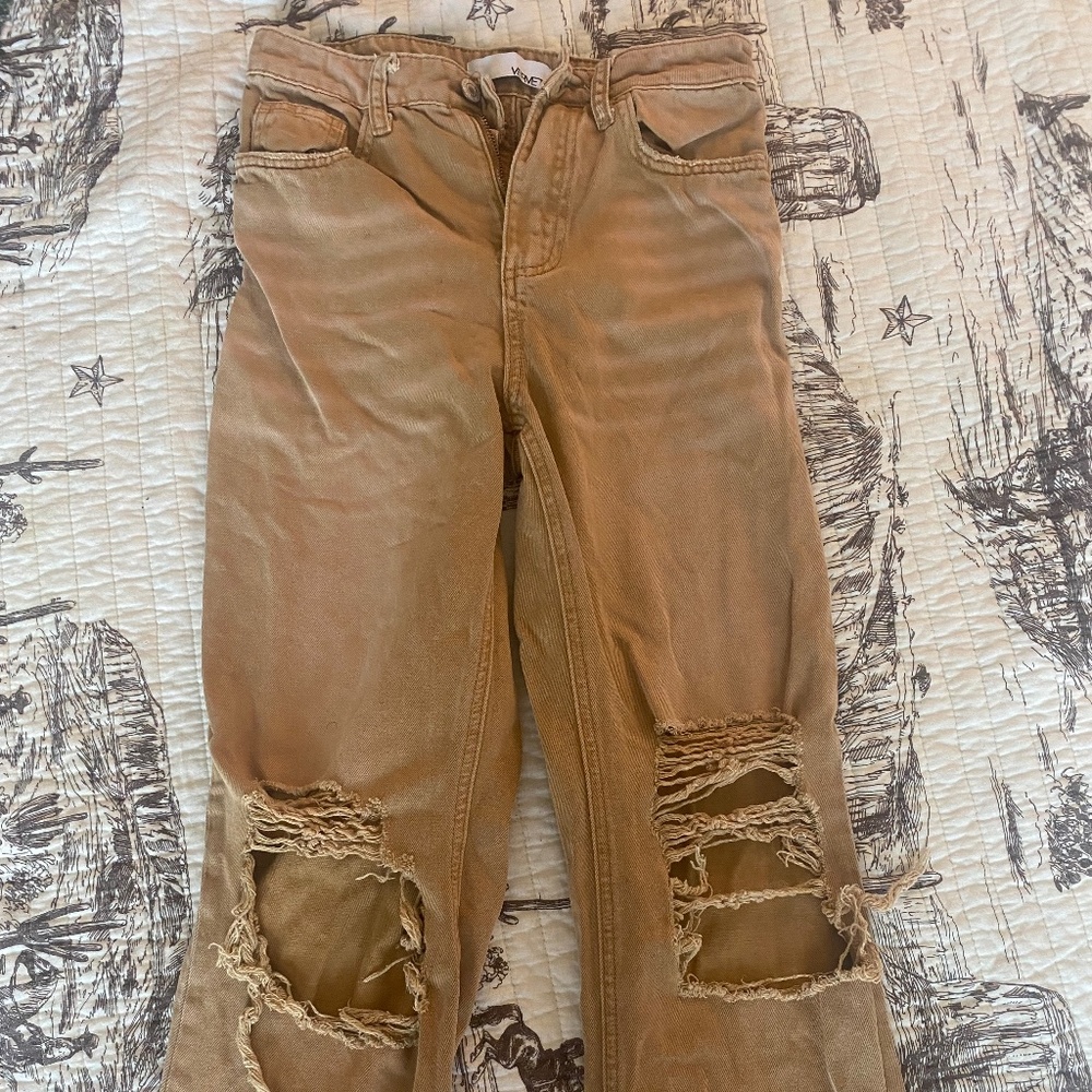 Vervet cropped straight leg jeans